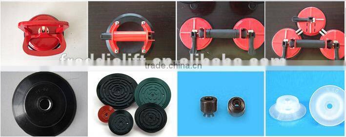Manual suction pad