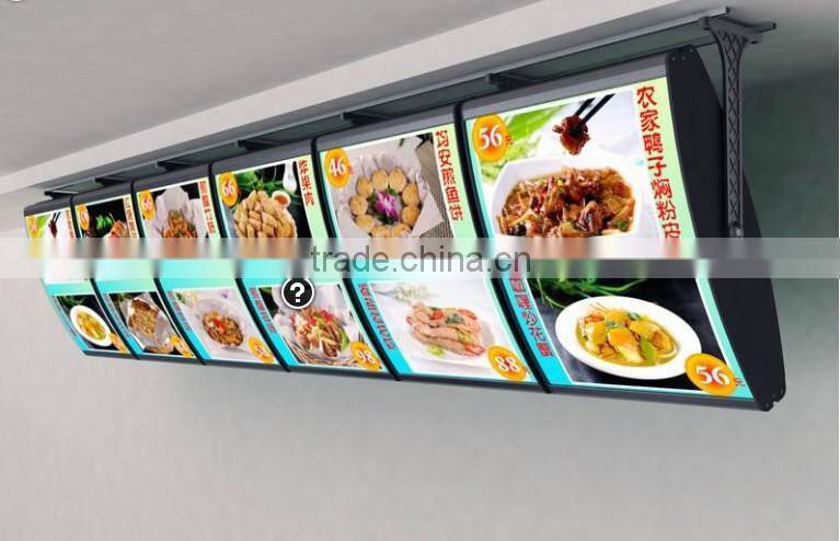 Made in china aluminum light box menu board