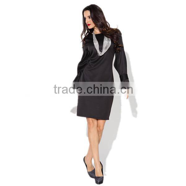Pretty steps 2015 GZ clothing long sleeves black winter formal evening dresses design 2015 for women