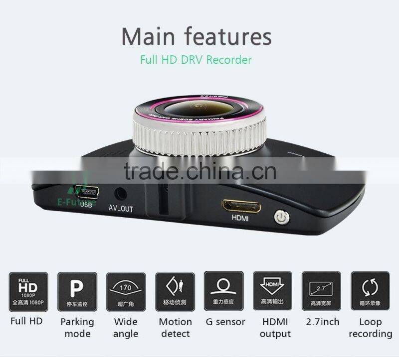 Hot pupular 2.7"TFT Car DVR Camera