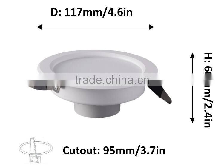 White smd led downlight / 6w die cast downlights / LED surface mounted downlight