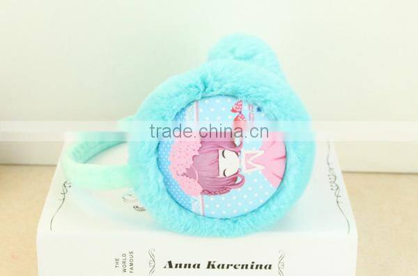 Cartoon Girls Printed Design Earmuffs