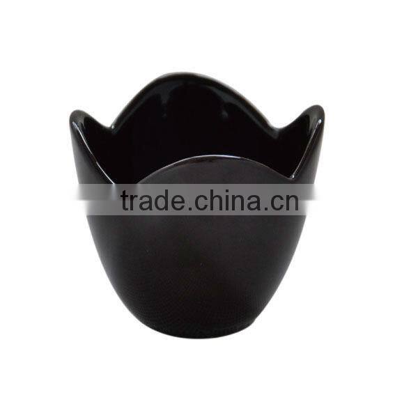 Ceramic Black Baking Cup Ceramic Yogurt Pot