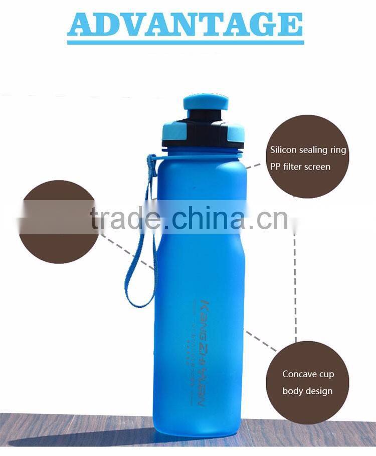 1000ml Plastic Sports Water Bottle Reusable Drinking Cups Manufacturer