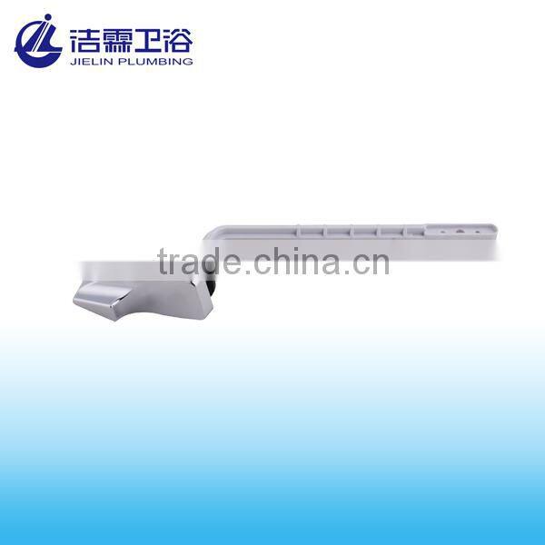toilet tank front lever with chrome plated ABS head