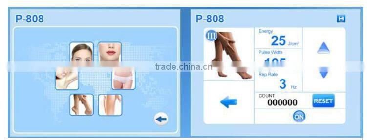 professional laser hair removal machine/P-808 diode laser hair moval