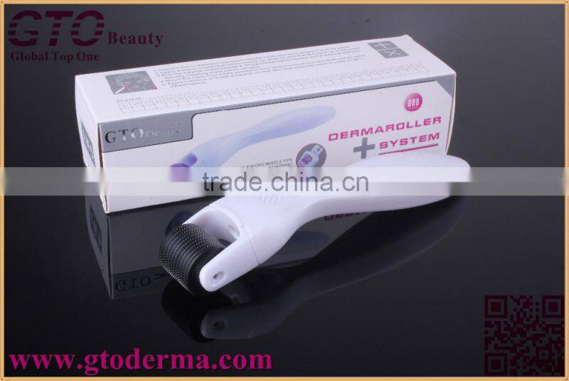 GTO 600 needles micro derma roller with changeable roller heads