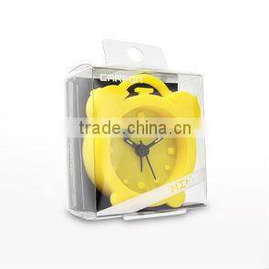 promotional item mini gift clocks protalbe Retro Silicone pillow alarm clock
