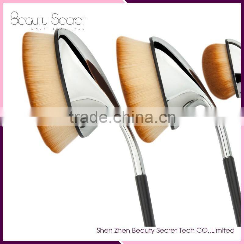 Personalized makeup sliver toothbrush makeup brush