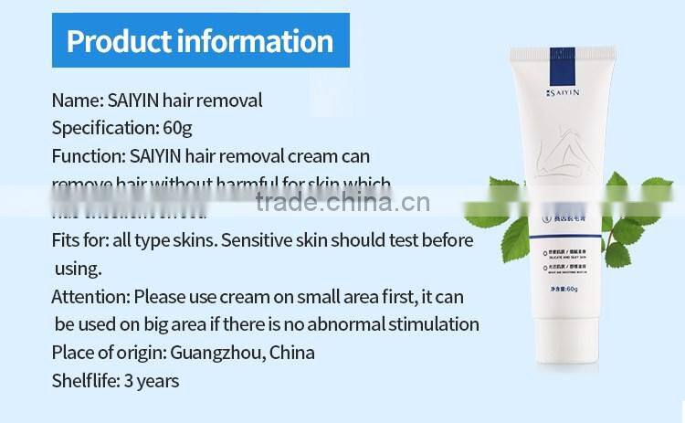 Instant body hair removal for men