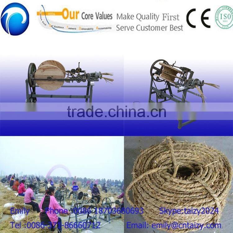 Farm Waste Recycling Straw Rope Knitting Machine