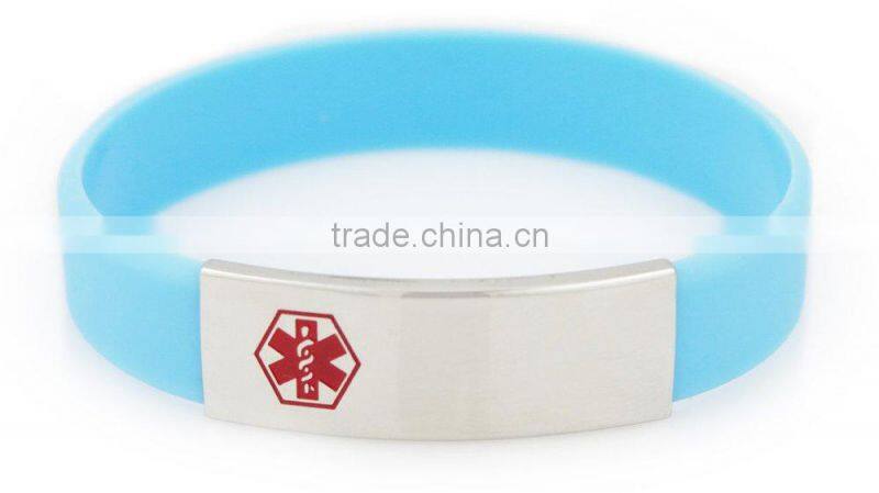 Manufacturers In China silicone band medical bracelets sports