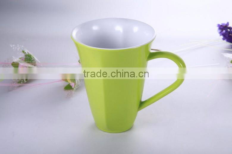 New Durable Stackable Plastic Mug Set, BPA Free,Plastic Mugs with Handles Melamine Cups, moscow mule mug 100% copper