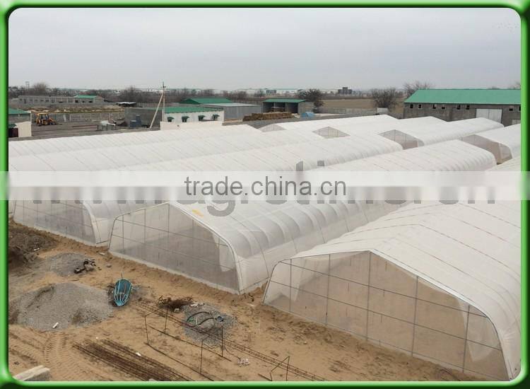 Agrotime greenhouse with manual film roller one stop gardens greenhouse parts hidroponica used for sale