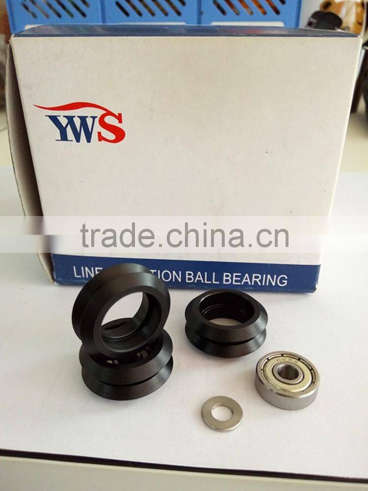 DIY 3d printer linear rail 20x20 aluminum profile wheel bearing element