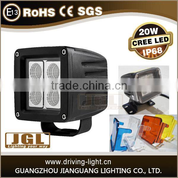 high power cree 20w offroad led work light 20w cree led work light1400lm led mobile work lights