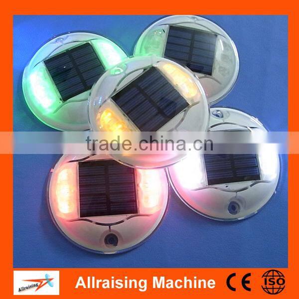 2*3 LED Solar Plastic Road Stud 123mm dia. 25mm high