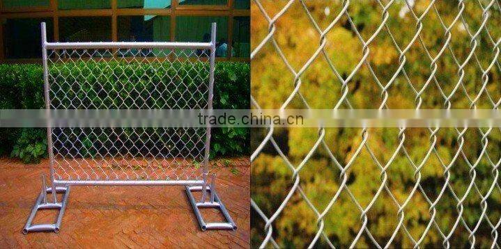 galvanized chain link fence