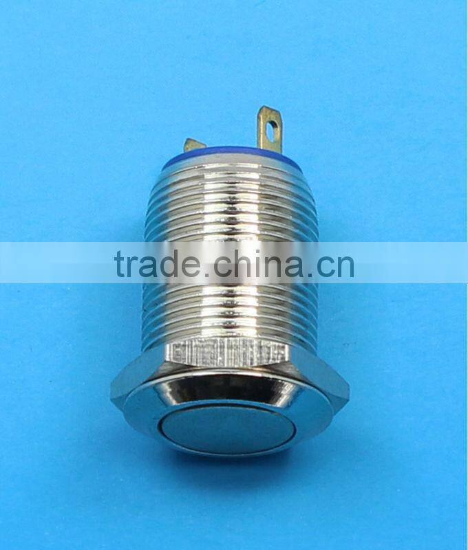 12mm metal waterproof switch 240v