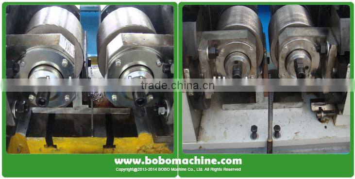 High speed tube screw threading machine