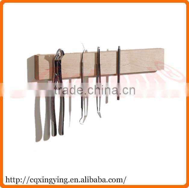 Wooden material non-toxic Magnetic Kitchen Knife Holder