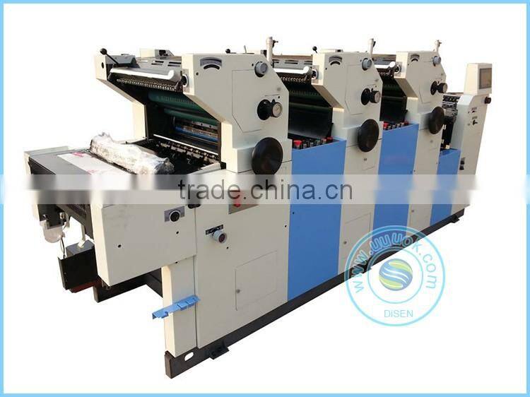 Digital control industrial 3 color offset printing machine for sale