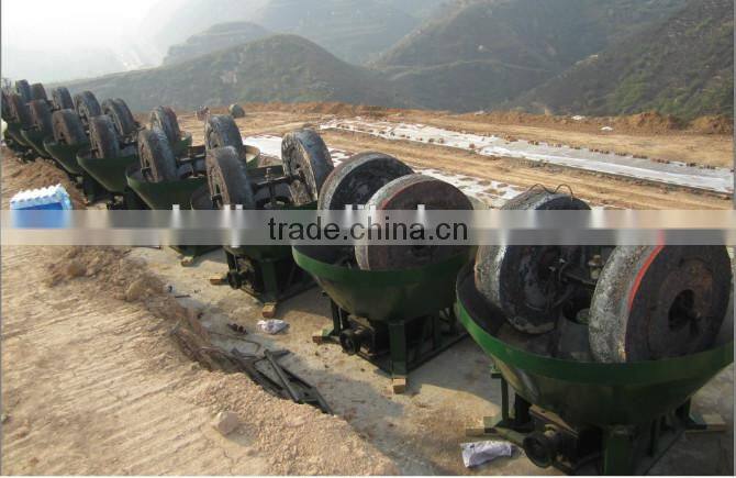 High profitable wet grinding pan mill for gold ore processing