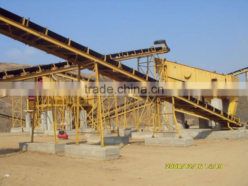 High capacity sandstone circular vibrating screen