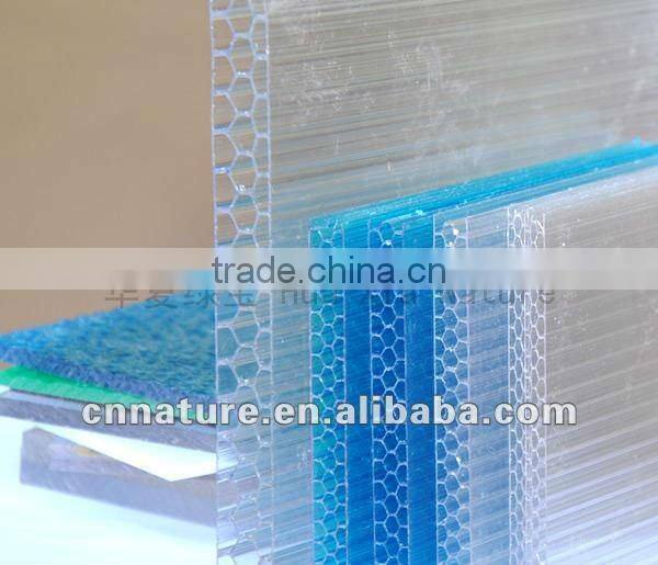 honeycomb with uv protection pc honeycomb sheet