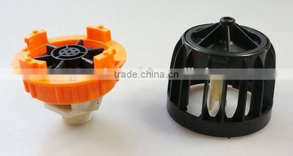 Micro sprinkler smooth driven 1/2" sprinkler for garden micro irrigation