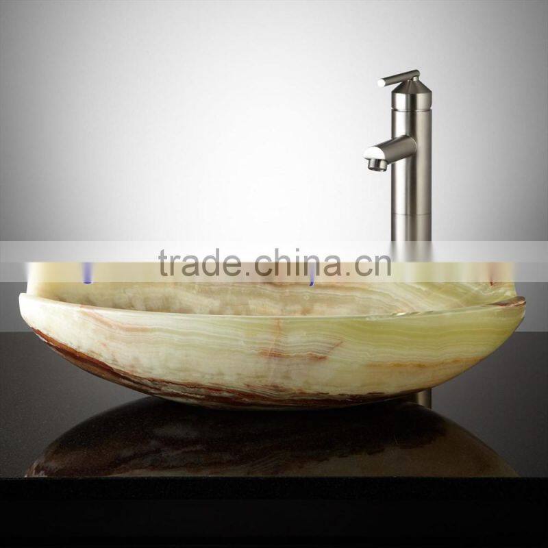 Natural Color DARK GREEN ONYX OVAL SINKS AND BASINS