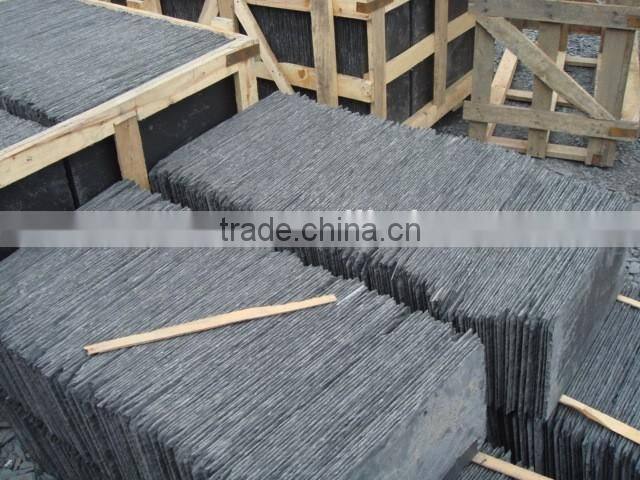 chinese black chop slate slab