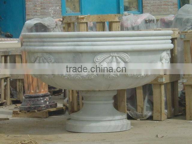 Cheap marble design garden flower pots for sale