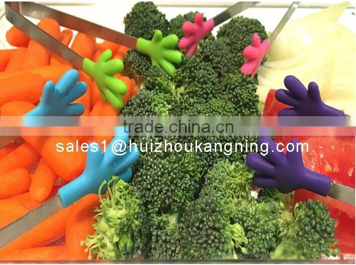 Perfectly designed high quality Silicone Mini 5 inch Tongs