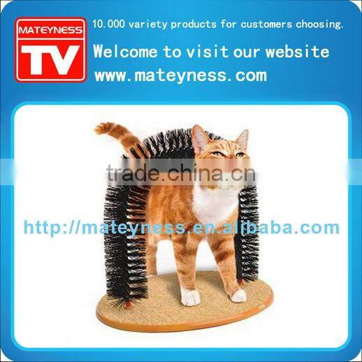 Hot Pet Cat Toy Self-Groomer and Massager Purrfect Arch