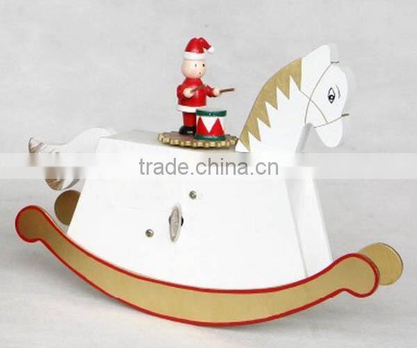 Christmas music box,wood music box,Christmas decoration