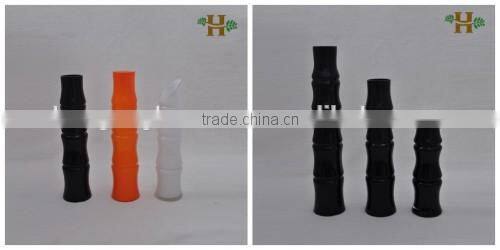 Modern Black Bamboo Shape Glass Vases