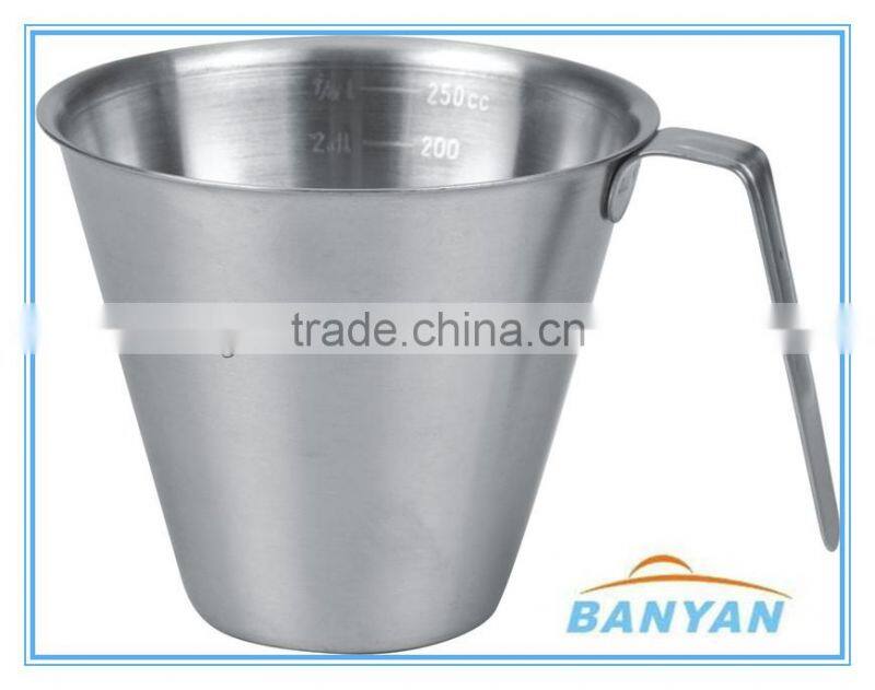 whloesales stainless steel plastic portable Metal Measuring cups and Spoons set tools