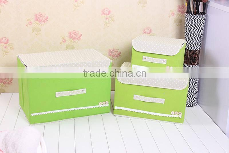 N487 Household Non Woven Box Foldable Storage box