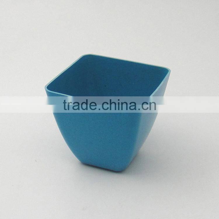 2016 hot sale eco bamboo fiber mini flower pot