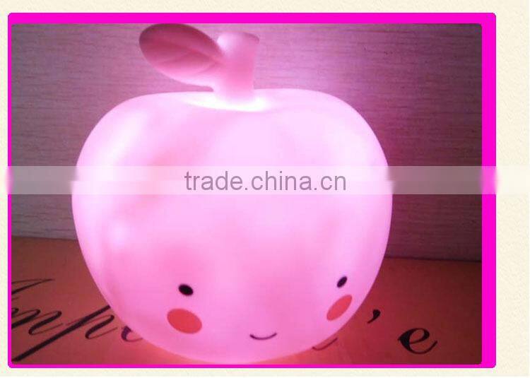 2017 hot sales LED lighting elegant apple fruits night light Decorative lamp