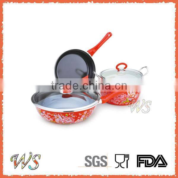 WS-FP18 Hot Sell Carbon Steel Wok