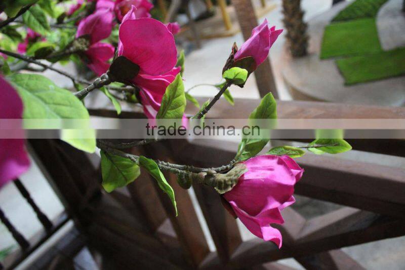 artificial blooming tree outdoor/indoor factory decoration artificial yulan tree