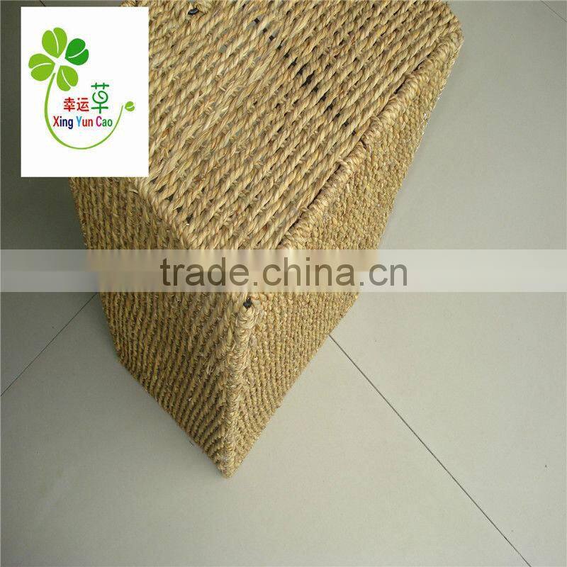 sea-plant storage basket with Window handle