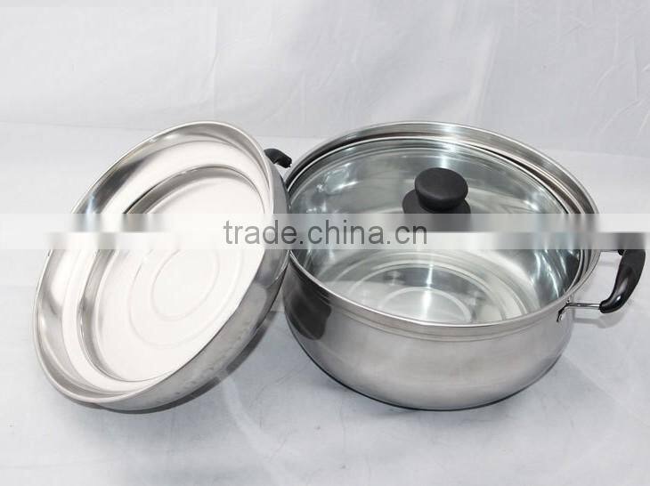 Stainless steel casserole pot cooking pot cookware