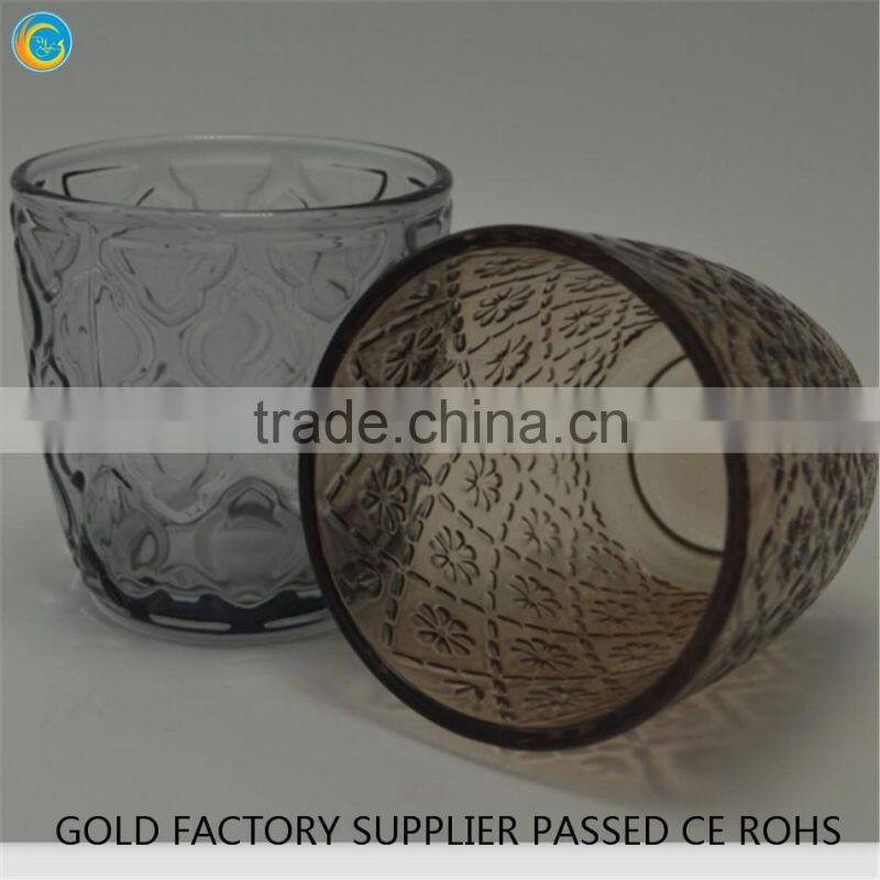 Sprayed yellow light candle lamp warmer candle holders