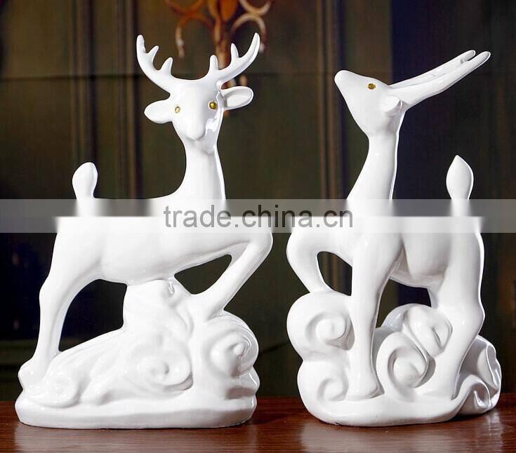 Christmas resin sika deer