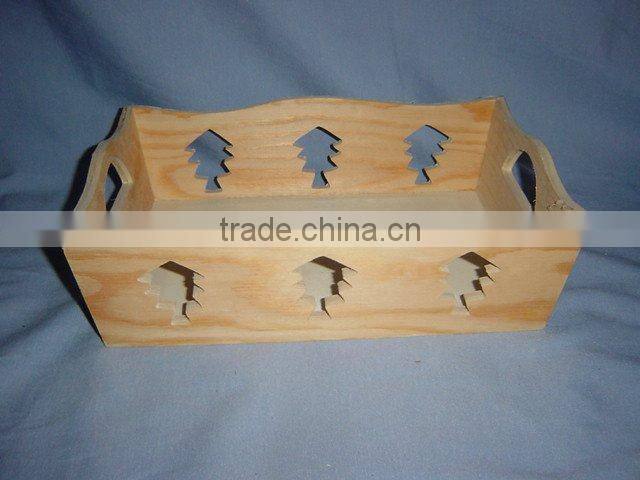 small wooden fruit tray