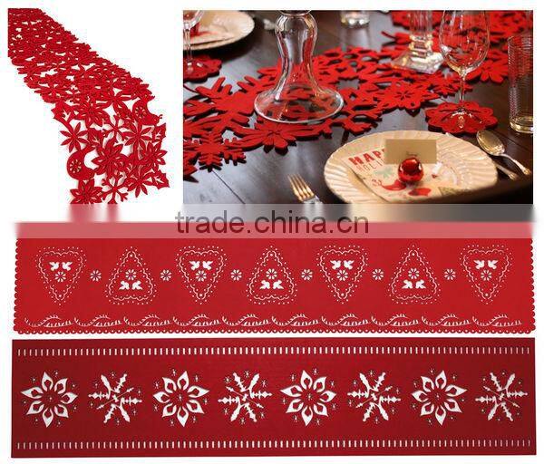 high quality new fashion custom laser cut polyester felt beer mat printing board easter rabbit design manufacturer China OEM