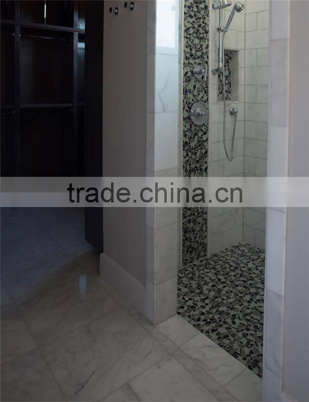 Manufacturing interior wall designs natural stone super quality white marble tile price